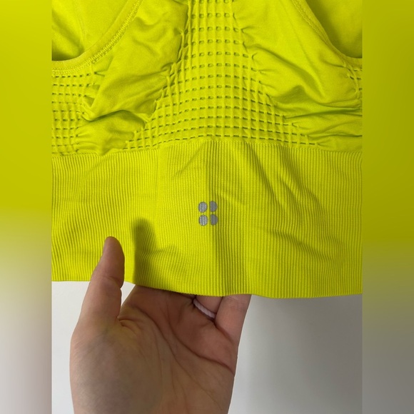 SWEATY BETTY Stamina Longline Sports Bra Compression Technology Lined Medium - Picture 5 of 5